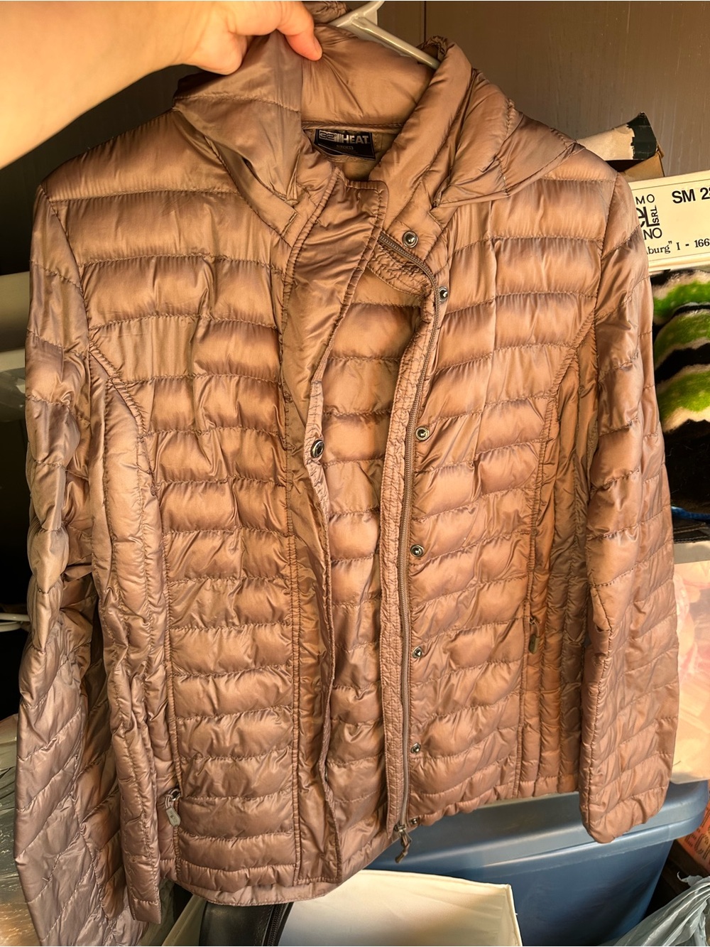 32 degrees Travel packable puffer lightweight jacket women small